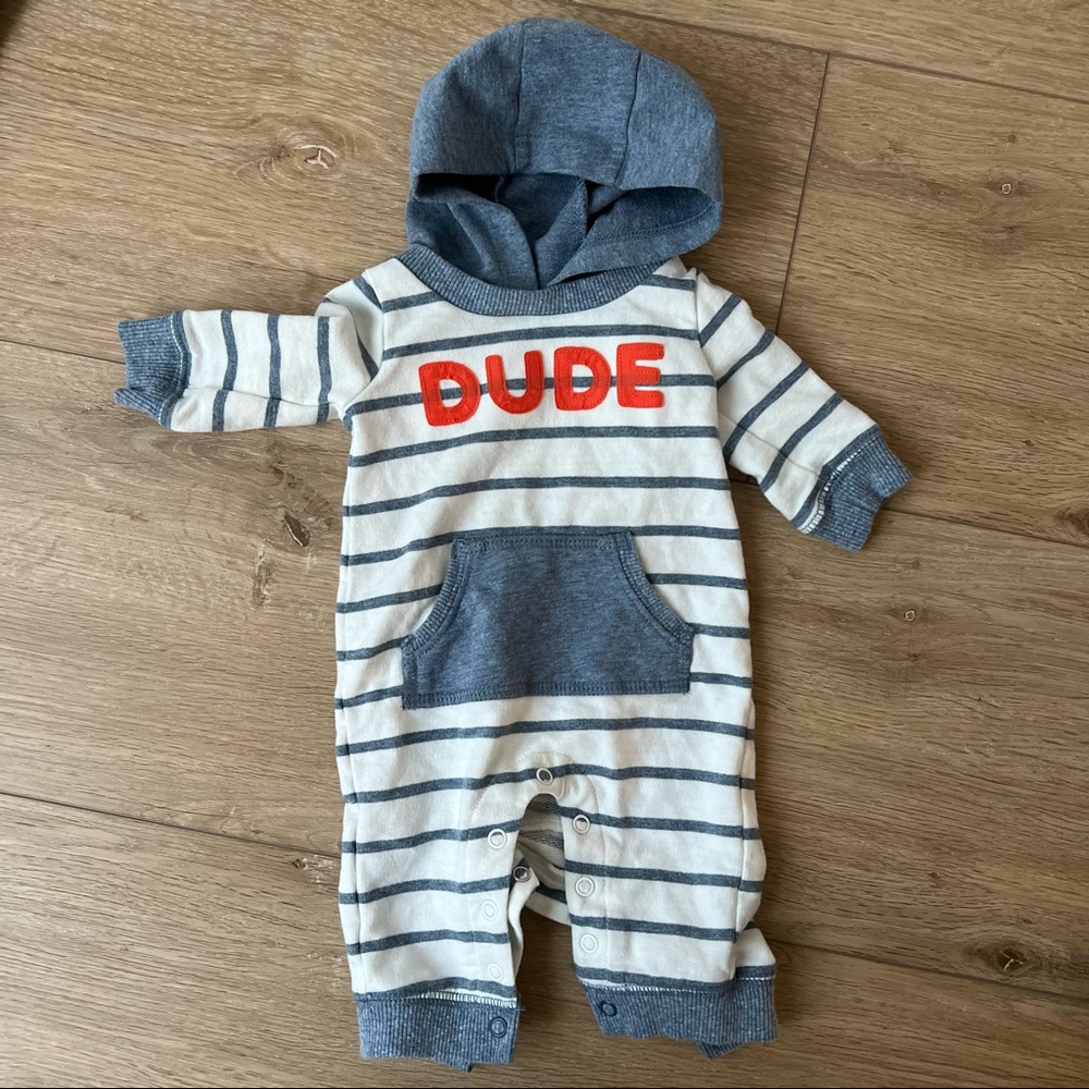 Carters DUDE Romper Newborn